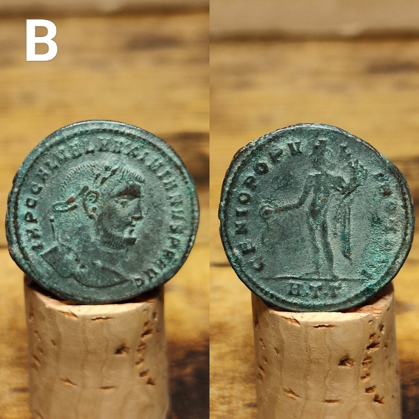 Large Roman Follis, genuine ancient coins from the Roman empire - VPUKcoins