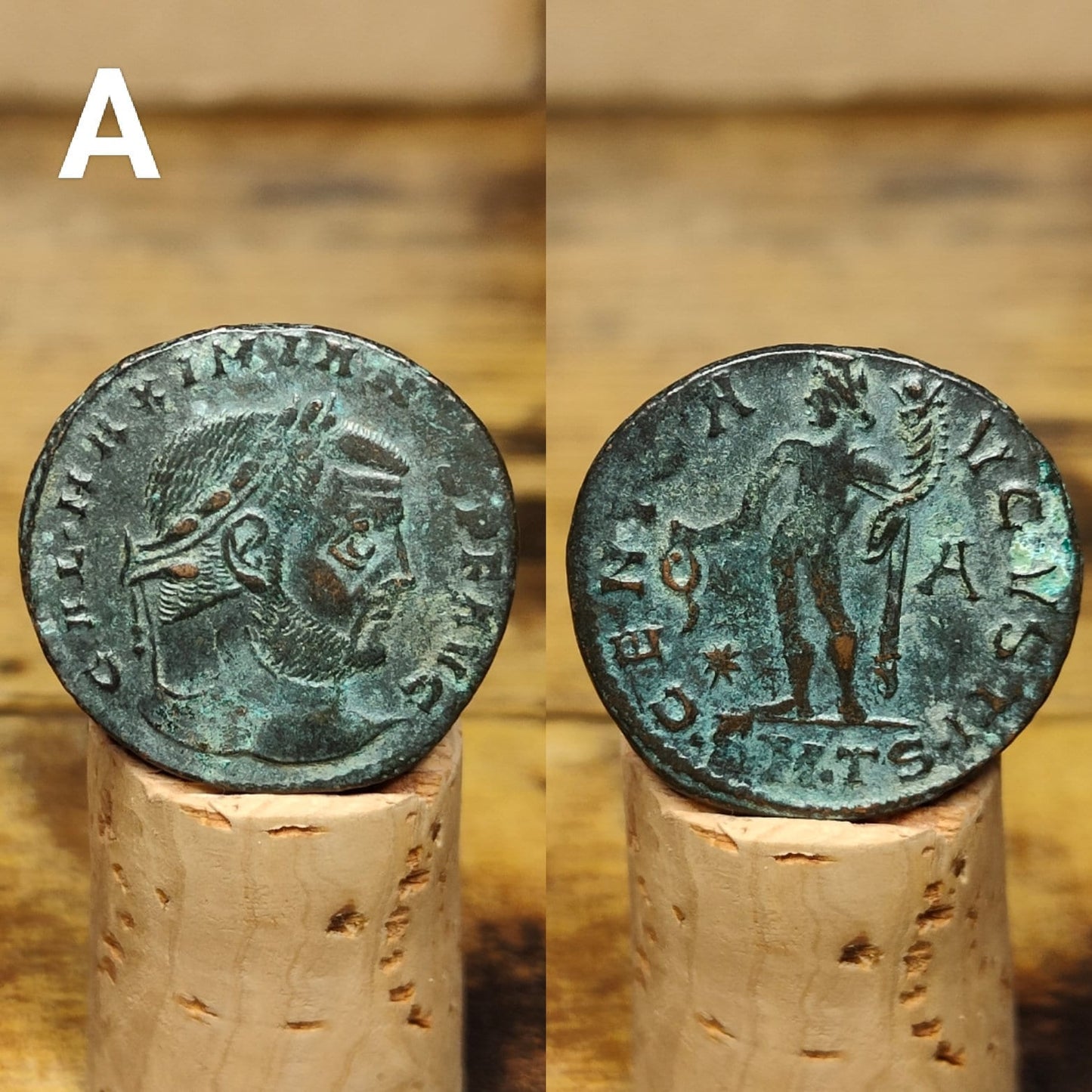 Large Roman Follis, genuine ancient coins from the Roman empire - VPUKcoins