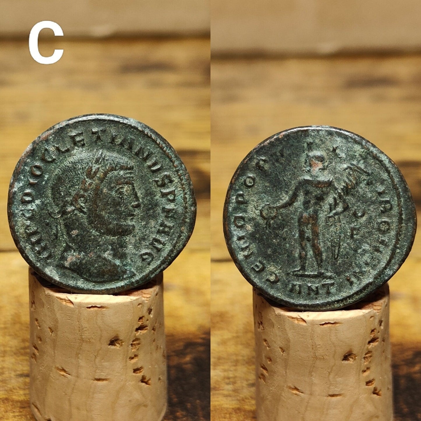 Large Roman Follis, genuine ancient coins from the Roman empire - VPUKcoins