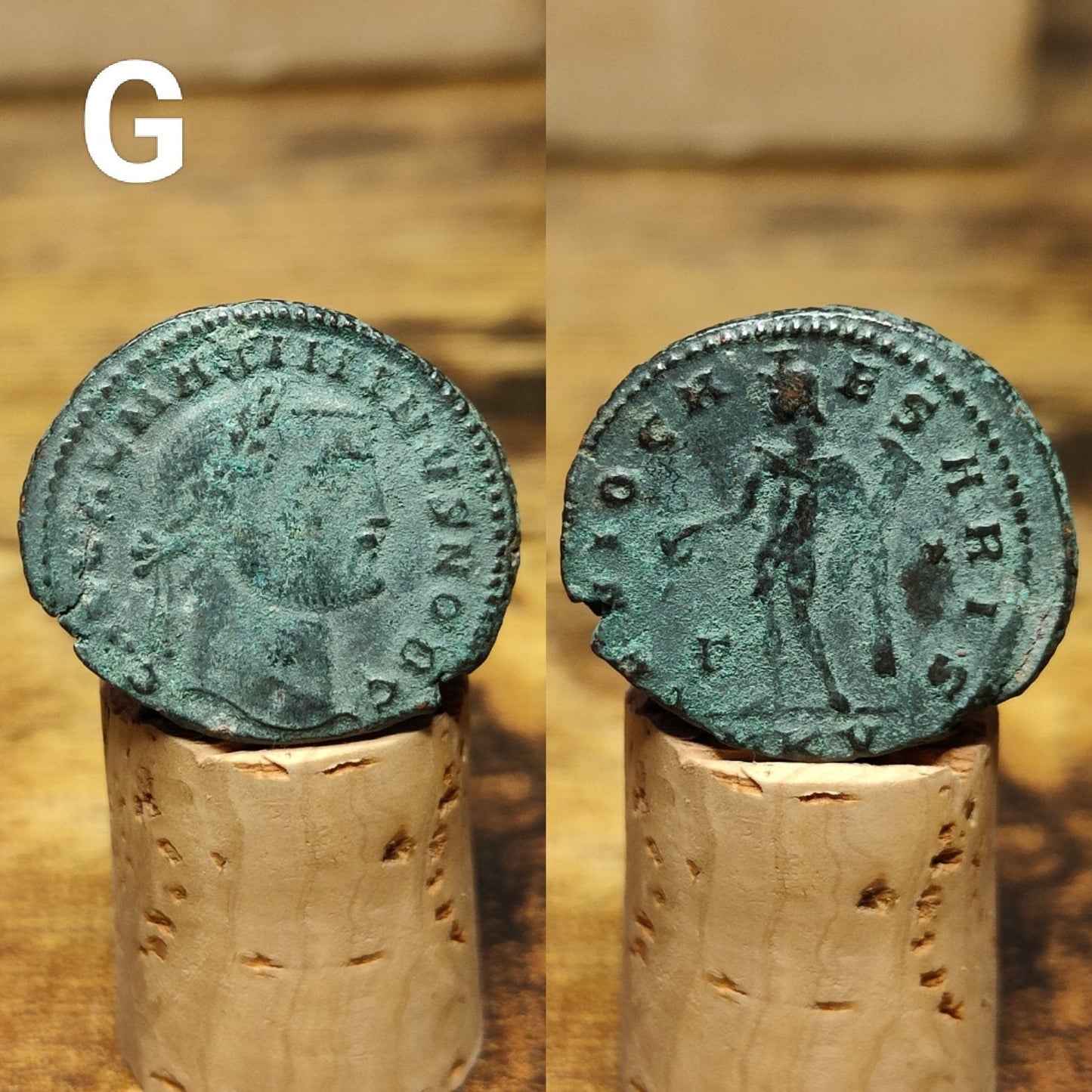 Large Roman Follis, genuine ancient coins from the Roman empire - VPUKcoins