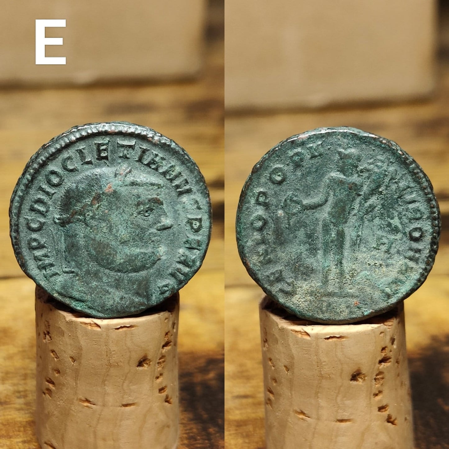 Large Roman Follis, genuine ancient coins from the Roman empire - VPUKcoins