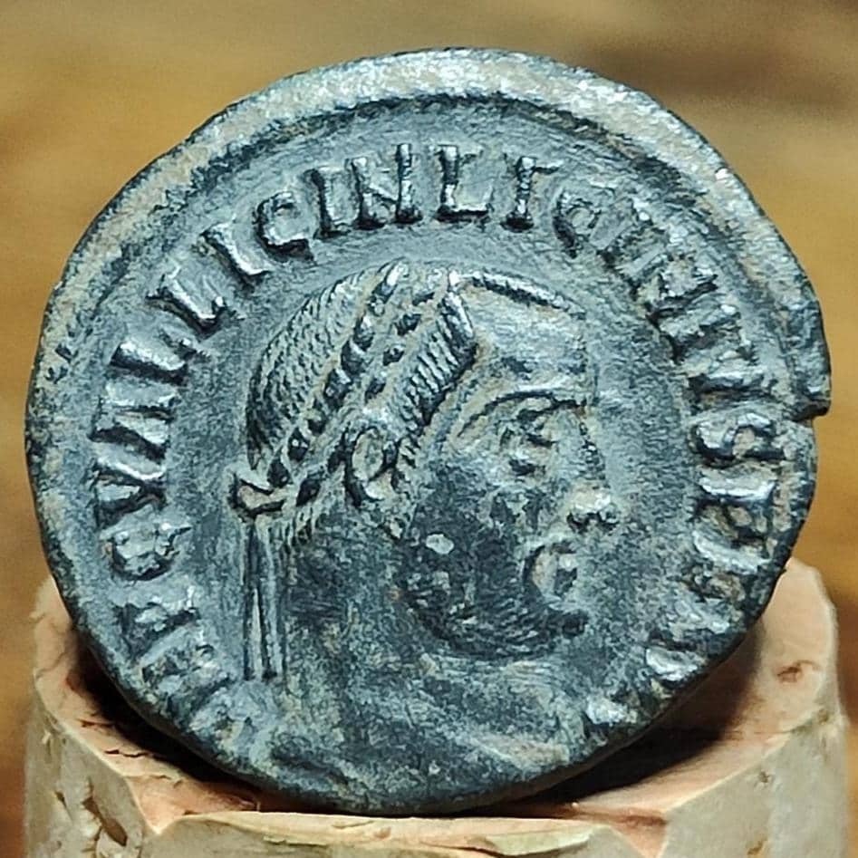 Licinius Roman coin with Jupiter reverse, AE3 ancient Follis - VPUKcoins