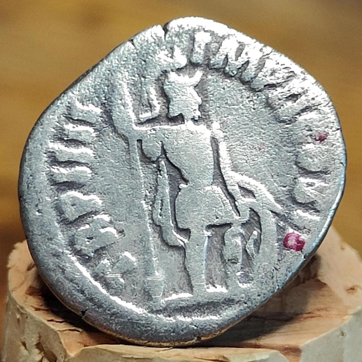 Lucius Verus Silver Denarius with Mars reverse, Ancient roman coin - VPUKcoins