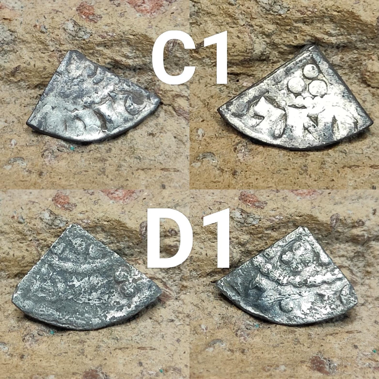 Medieval Silver Coin UK / Henry III voided long cross cut quarter farthing - VPUKcoins