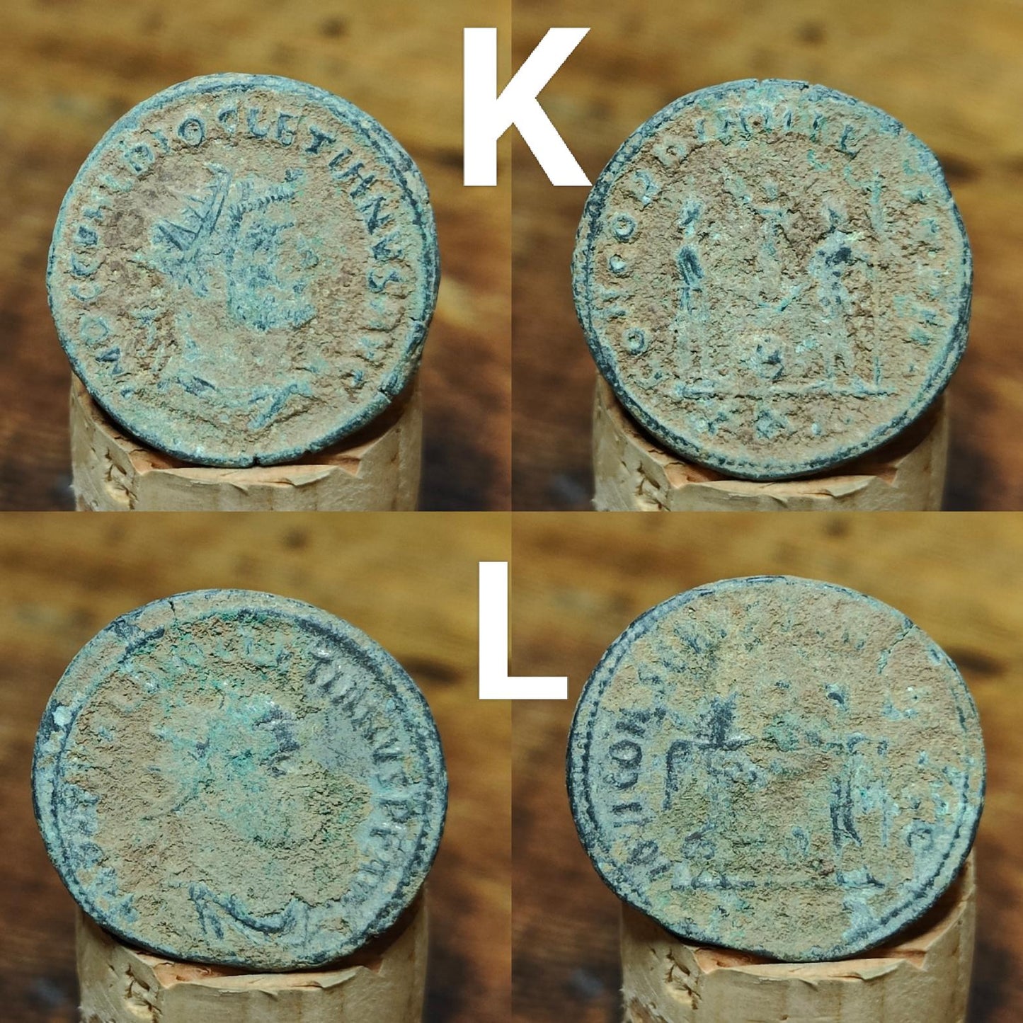 Premium uncleaned roman coins, Ancient Silver Antoniniani, 3rd century. - VPUKcoins
