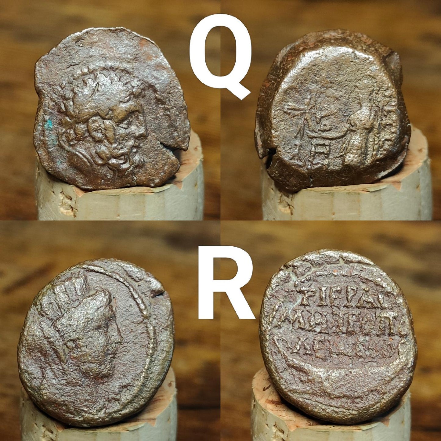 Quality Ancient Greek coins, Authentic Bronze Nummus - VPUKcoins