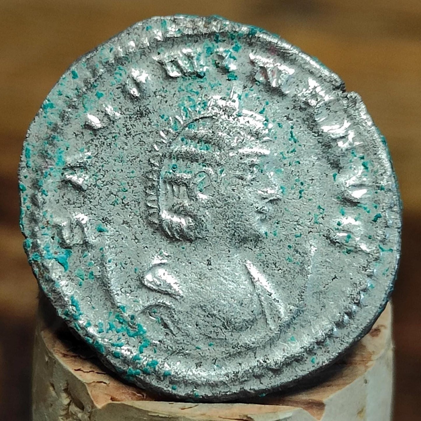 Salonina Roman coin AE3, 3rd century ancient Antoninianus, Aequetas reverse - VPUKcoins