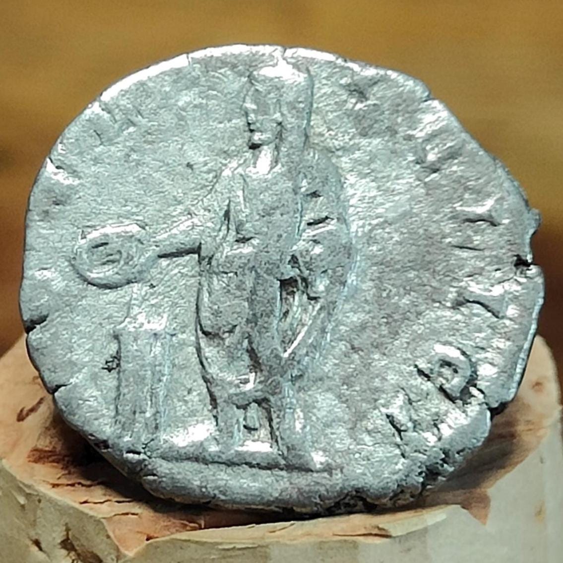 Septimius Severus with Sacrifice reverse Silver Denarius, Ancient roman coin - VPUKcoins