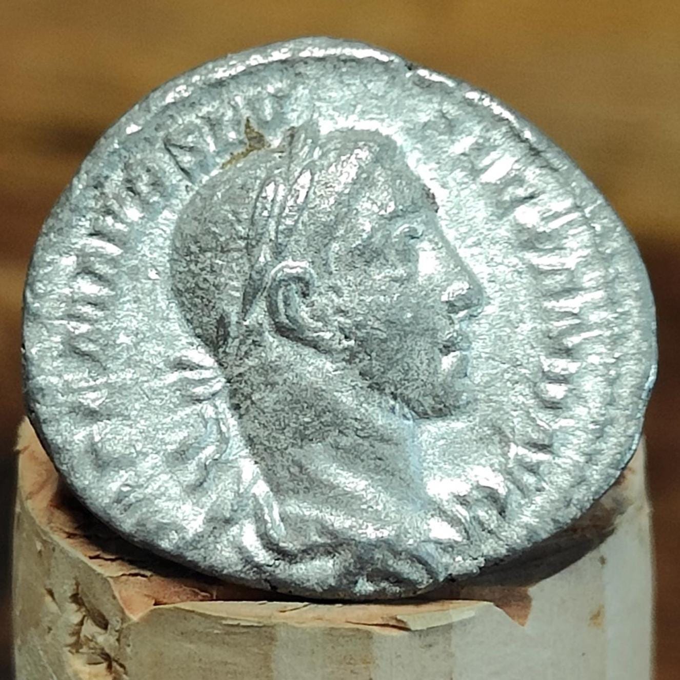 Severus Alexander with Sacrifice reverse Silver Denarius, Ancient roman coin - VPUKcoins