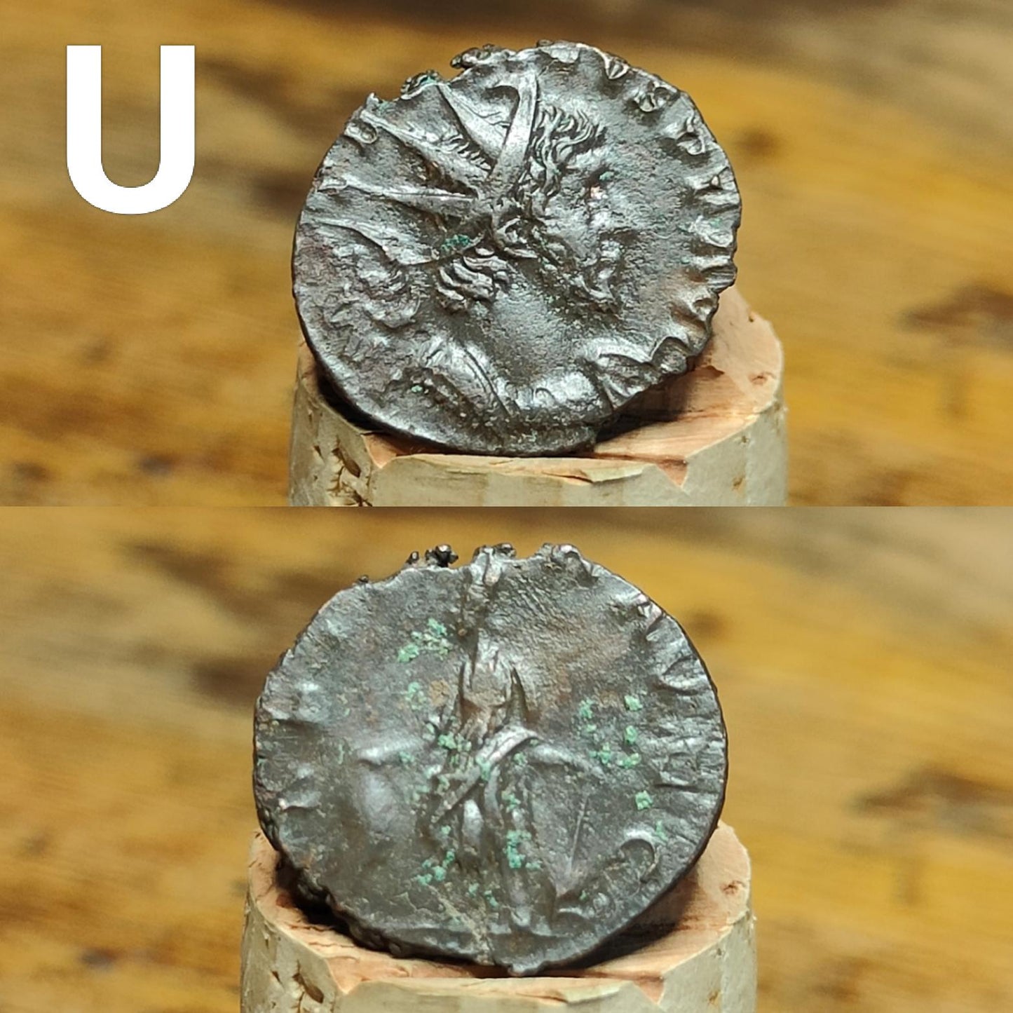 Tetricus Roman coins AE3, 3rd century ancient Antoninianus - VPUKcoins