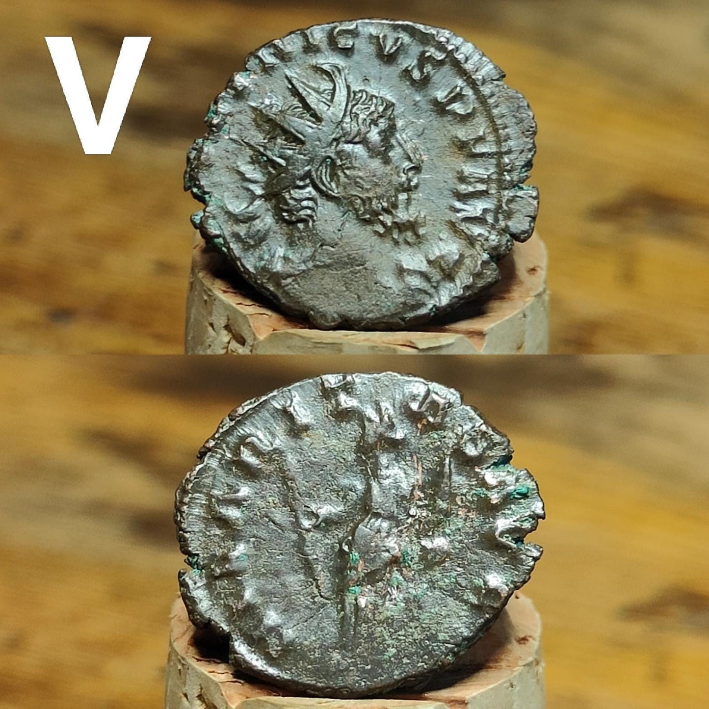 Tetricus Roman coins AE3, 3rd century ancient Antoninianus - VPUKcoins