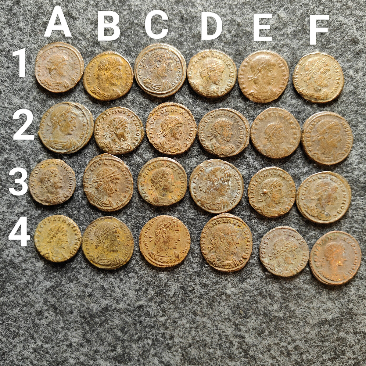 RESERVED 8 Roman coins