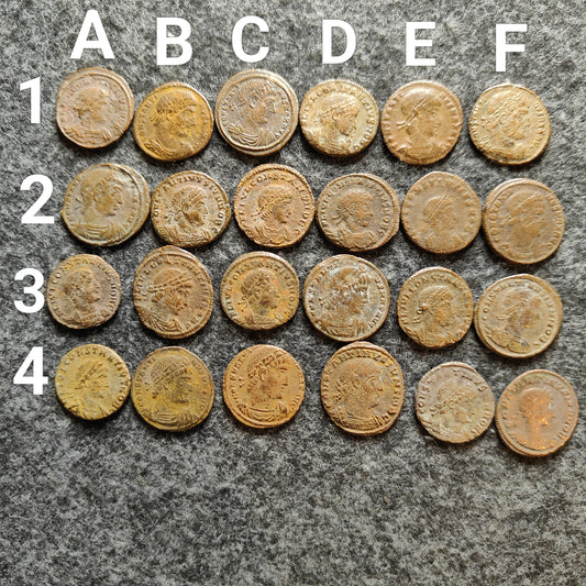 RESERVED 8 Roman coins