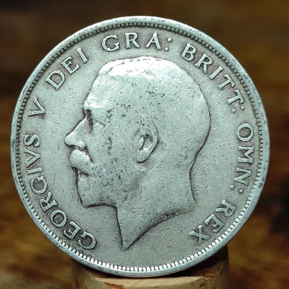 1914 King George V Silver Halfcrown Coin - VPUKcoins