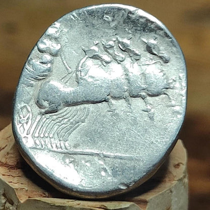 86BC Roman Republic Silver Denarius, Gargilius, Ogulnius and Vergilius, with Apollo obverse, Ancient coin - VPUKcoins