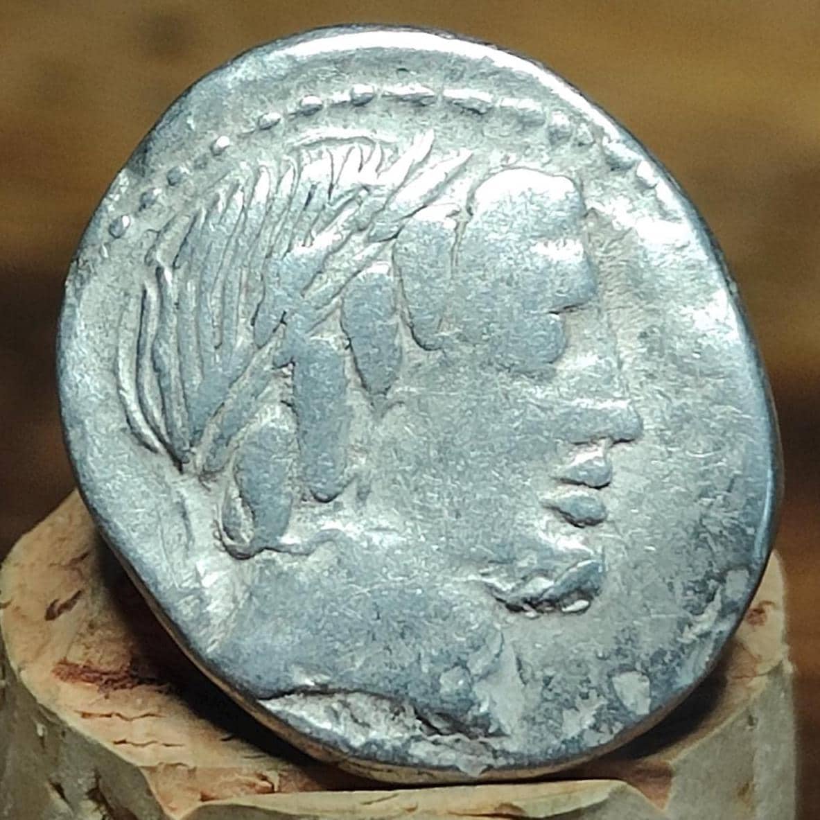 86BC Roman Republic Silver Denarius, Gargilius, Ogulnius and Vergilius, with Apollo obverse, Ancient coin - VPUKcoins