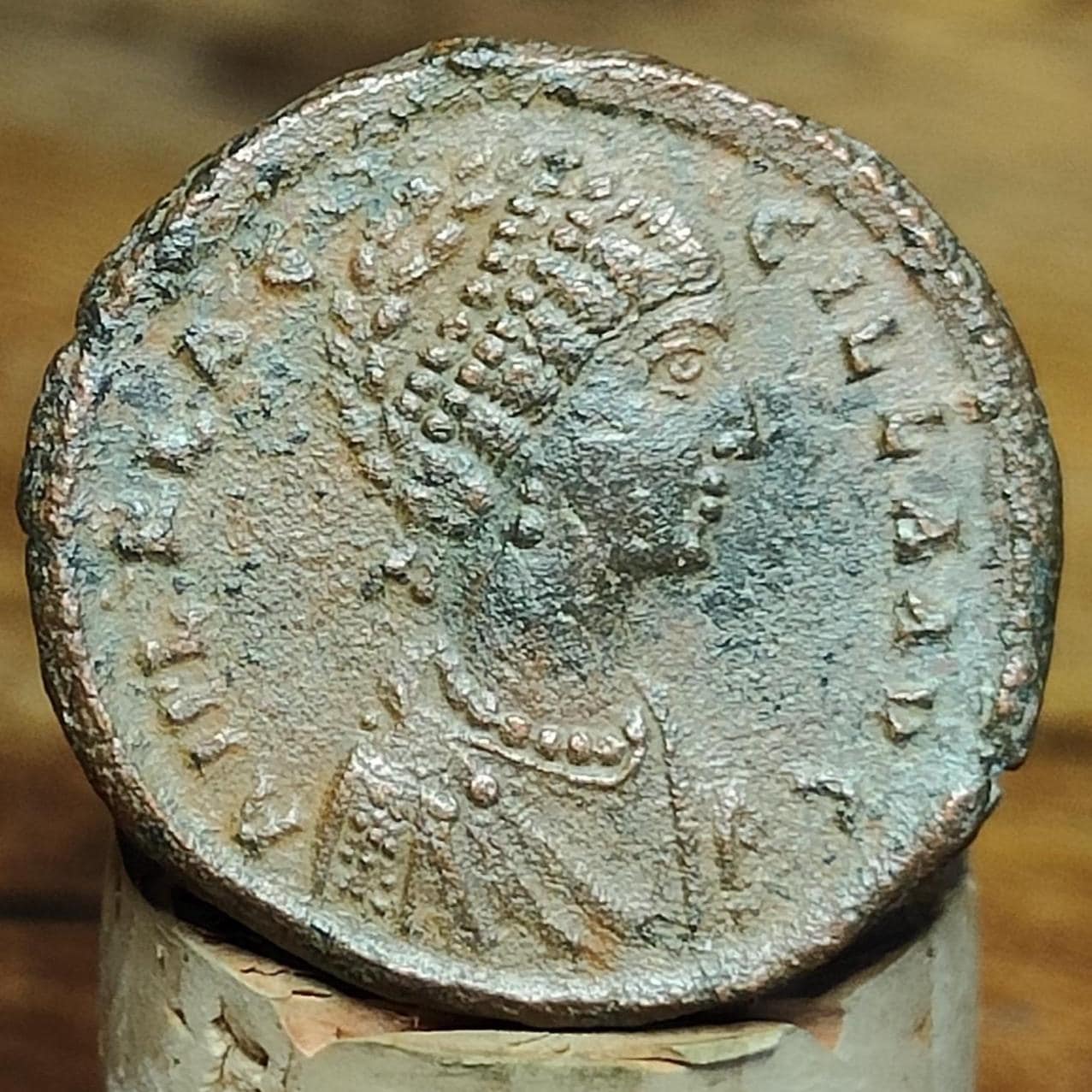 Aelia Flaccilla Roman coin with Empress reverse, 379 to 388AD, AE2 - VPUKcoins