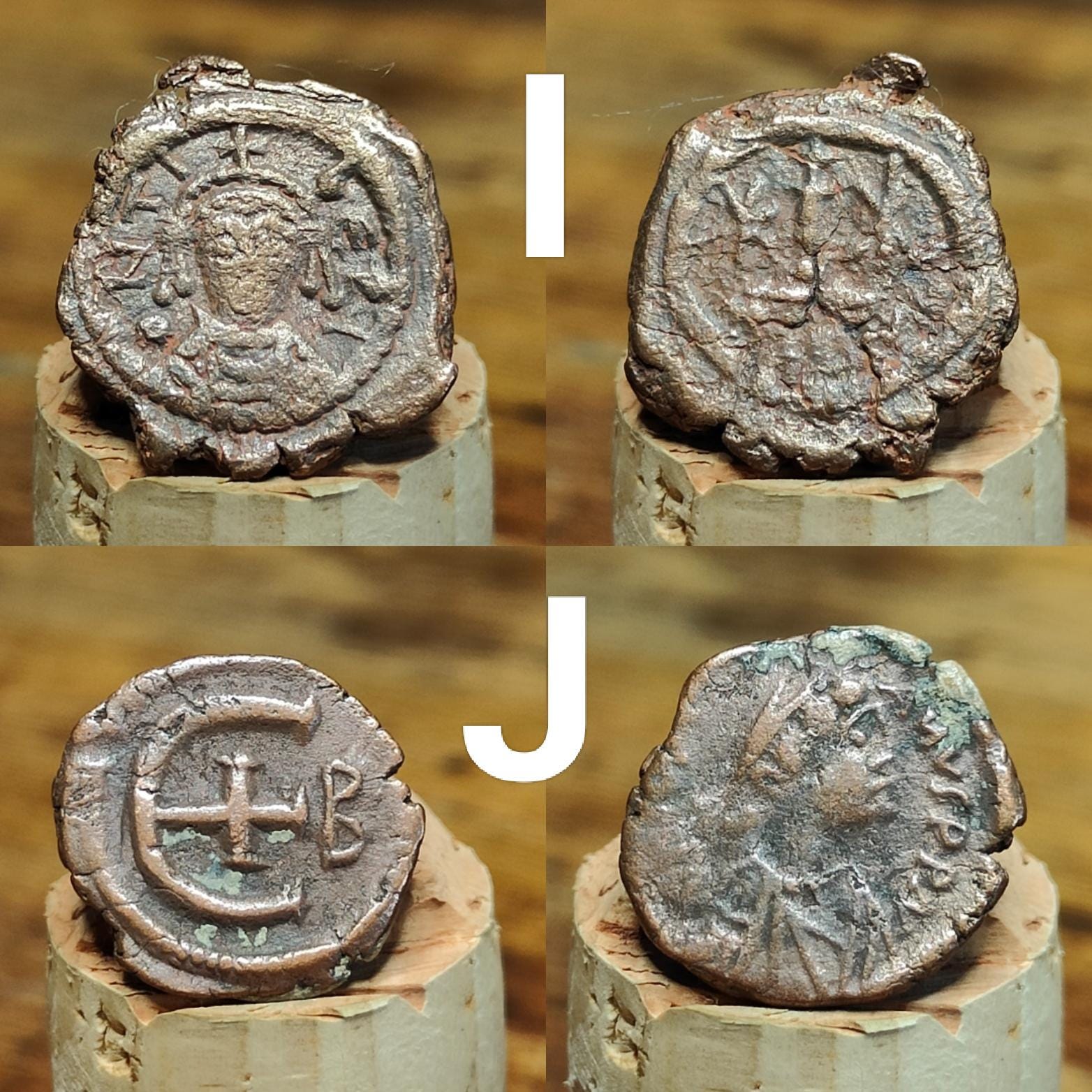 Ancient Byzantine Coins, Authentic Nummus of the Roman Empire - VPUKcoins