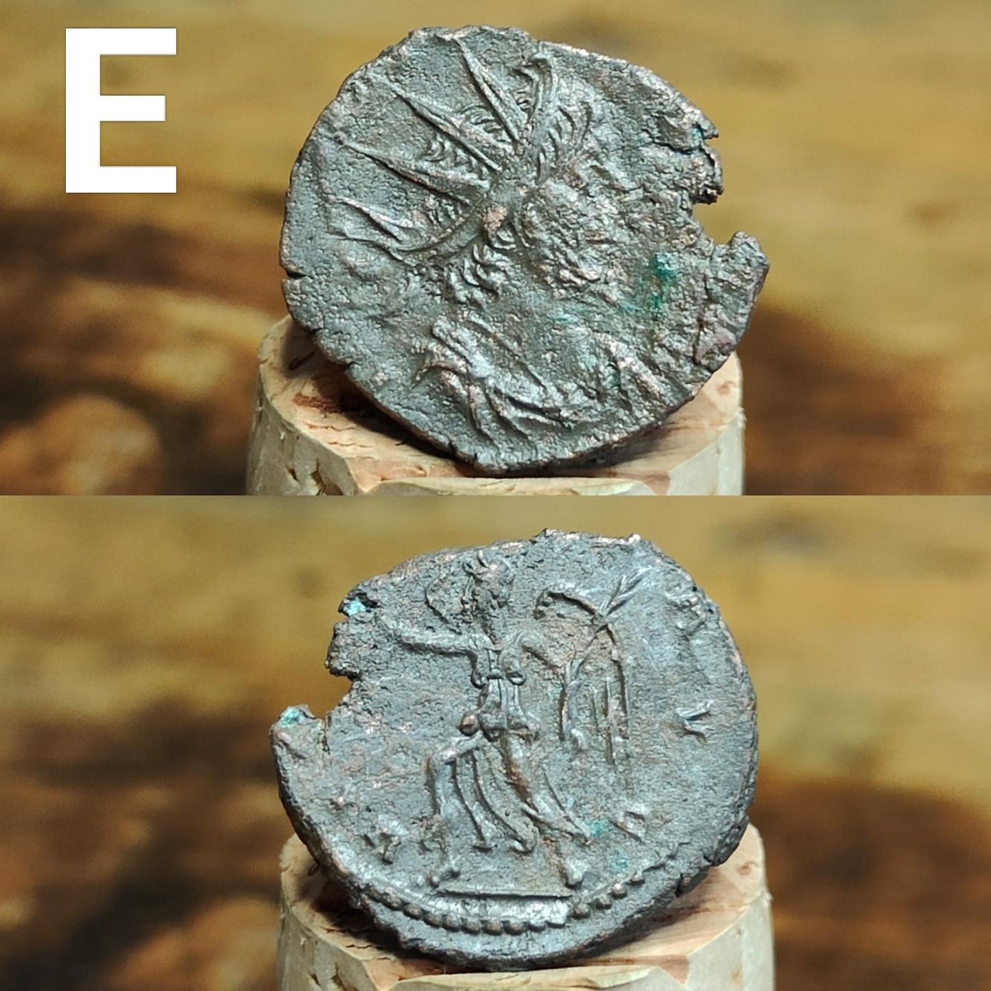 Ancient Roman coins, 3rd century ancient Antoninianus, 1700 years old - VPUKcoins