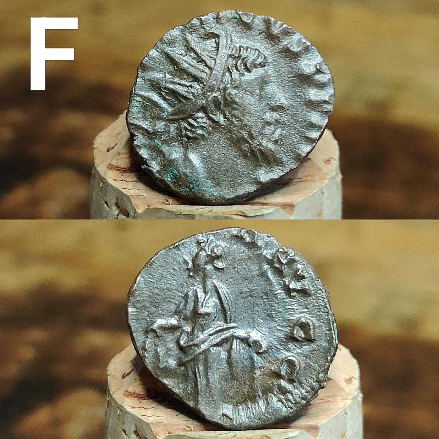 Ancient Roman coins, 3rd century ancient Antoninianus, 1700 years old - VPUKcoins