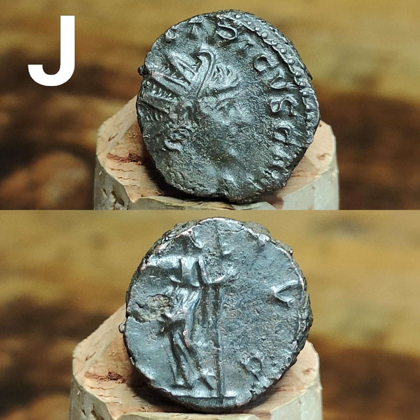 Ancient Roman coins, 3rd century ancient Antoninianus, 1700 years old - VPUKcoins