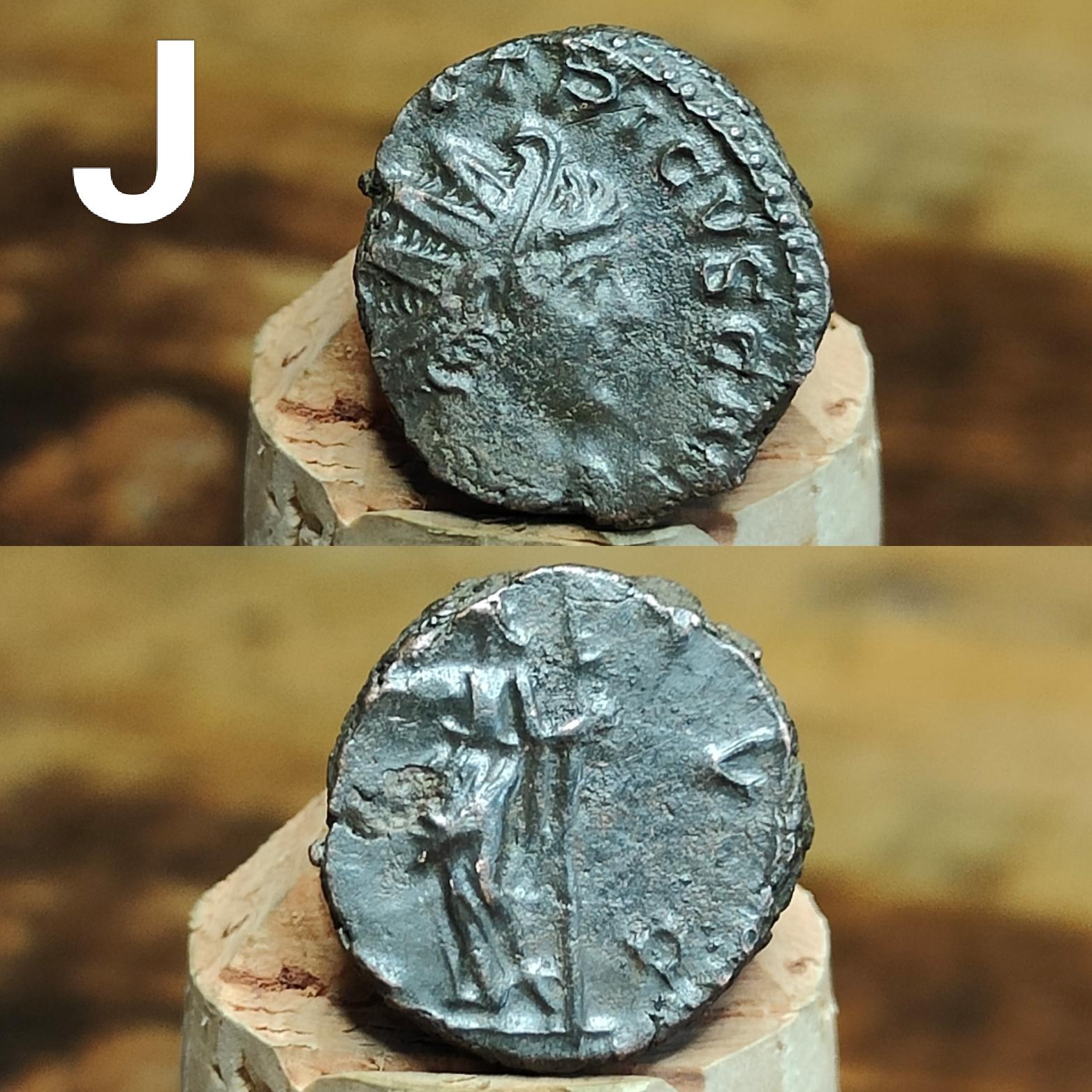 Ancient Roman coins, 3rd century ancient Antoninianus, 1700 years old - VPUKcoins