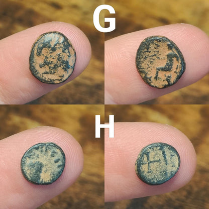 Ancient Roman/Greek minim coins, Genuine tiny coins over 1600 years old - VPUKcoins