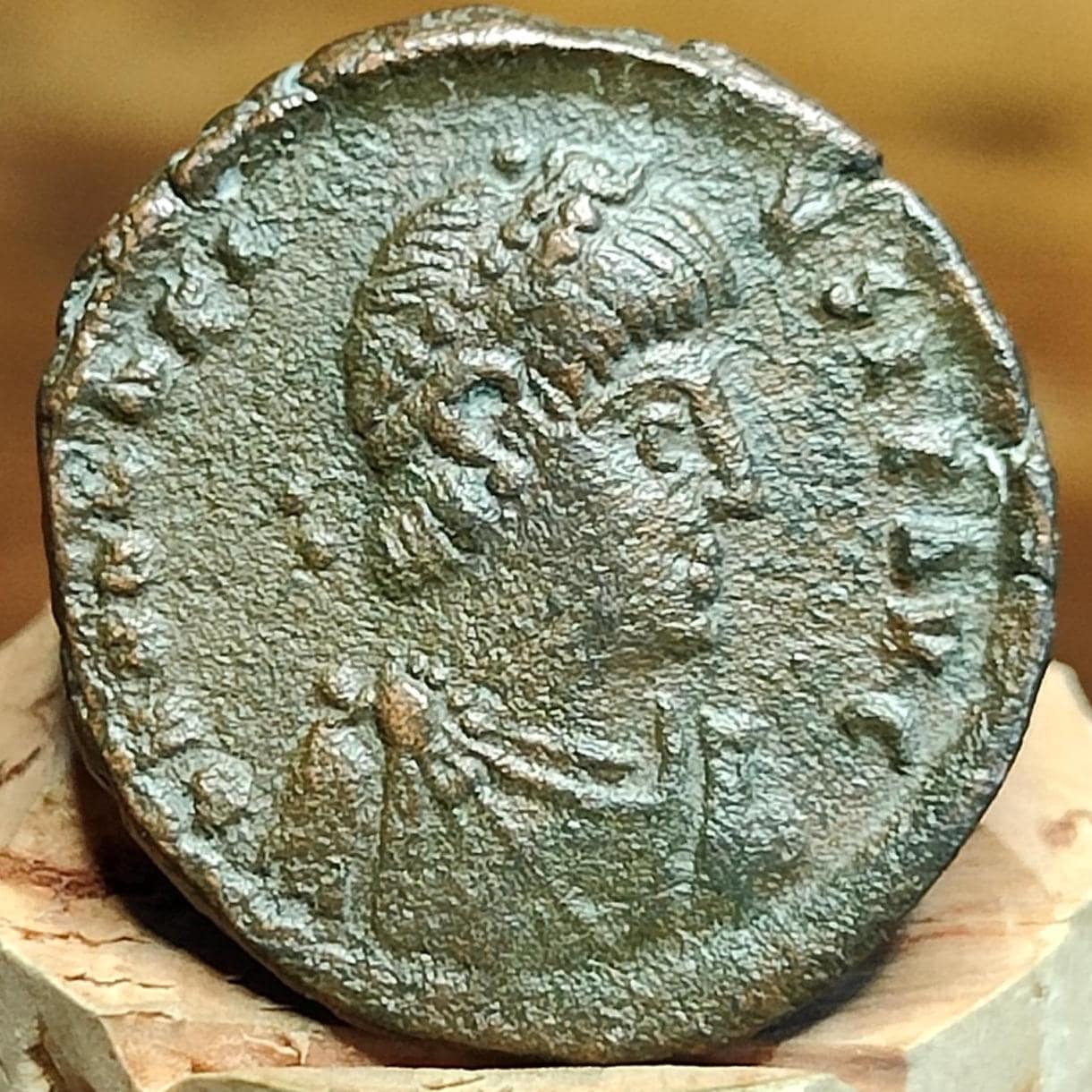 Arcadius Roman coin with Victory reverse, 4th century ancient Follis AE3 - VPUKcoins