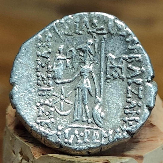Ariobarzanes III, King of Cappadocia, 52 - 42 BC, silver drachm, Athena reverse, Ancient Greek coin - VPUKcoins