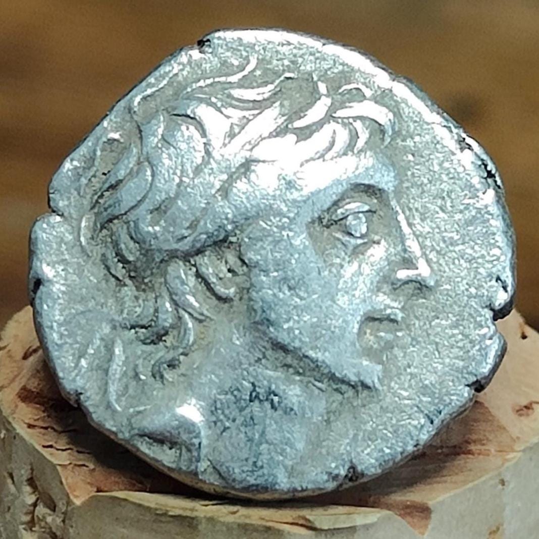 Ariobarzanes III, King of Cappadocia, 52 - 42 BC, silver drachm, Athena reverse, Ancient Greek coin - VPUKcoins
