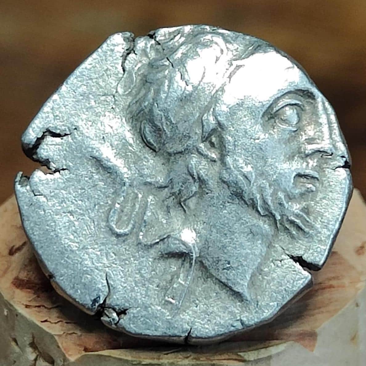 Ariobarzanes III, King of Cappadocia, 52 - 42 BC, silver drachm, Athena reverse, Ancient Greek coin - VPUKcoins