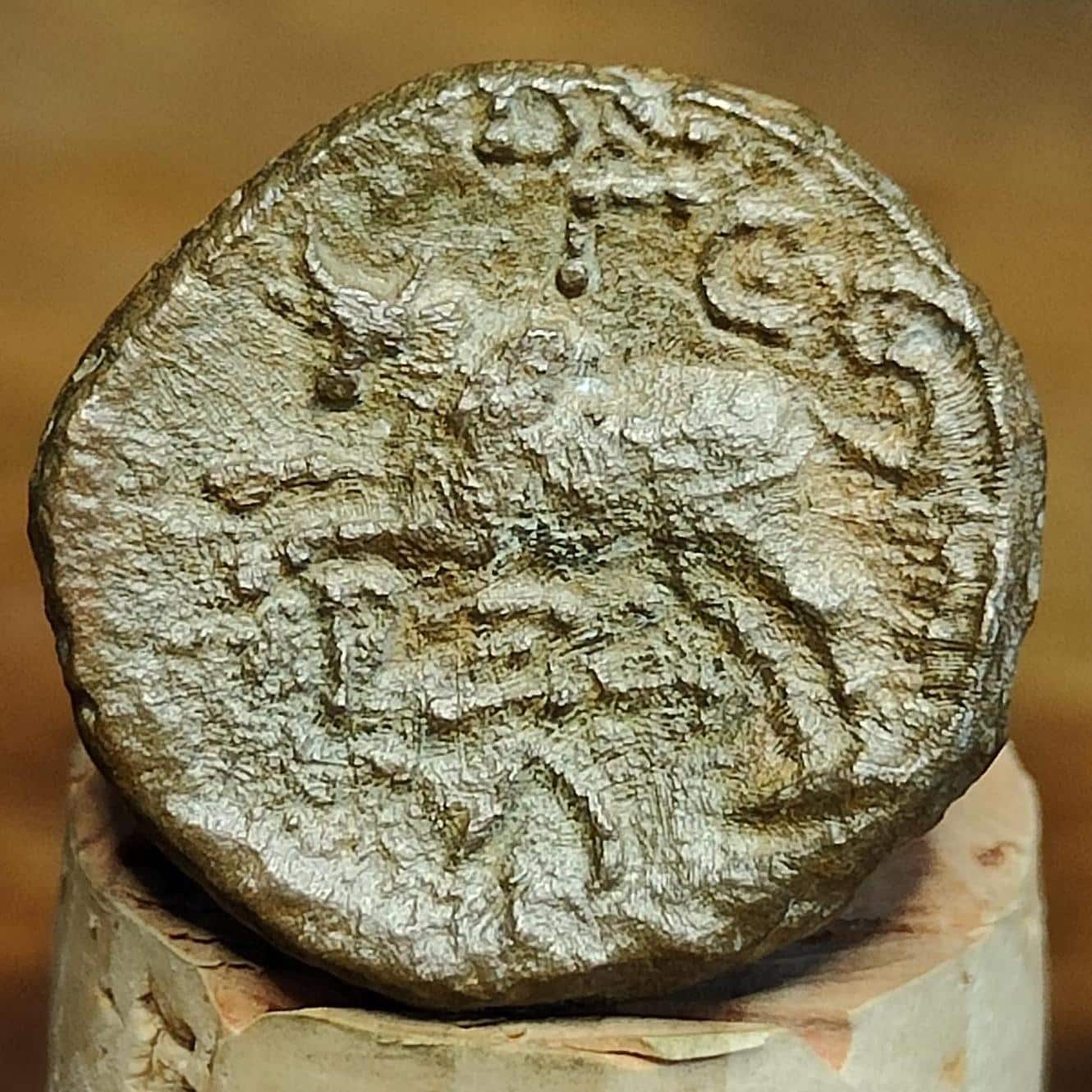 Astarte & Bull Leaping, Phoenicia, Arados, Ancient Greek coin 85 BC - VPUKcoins