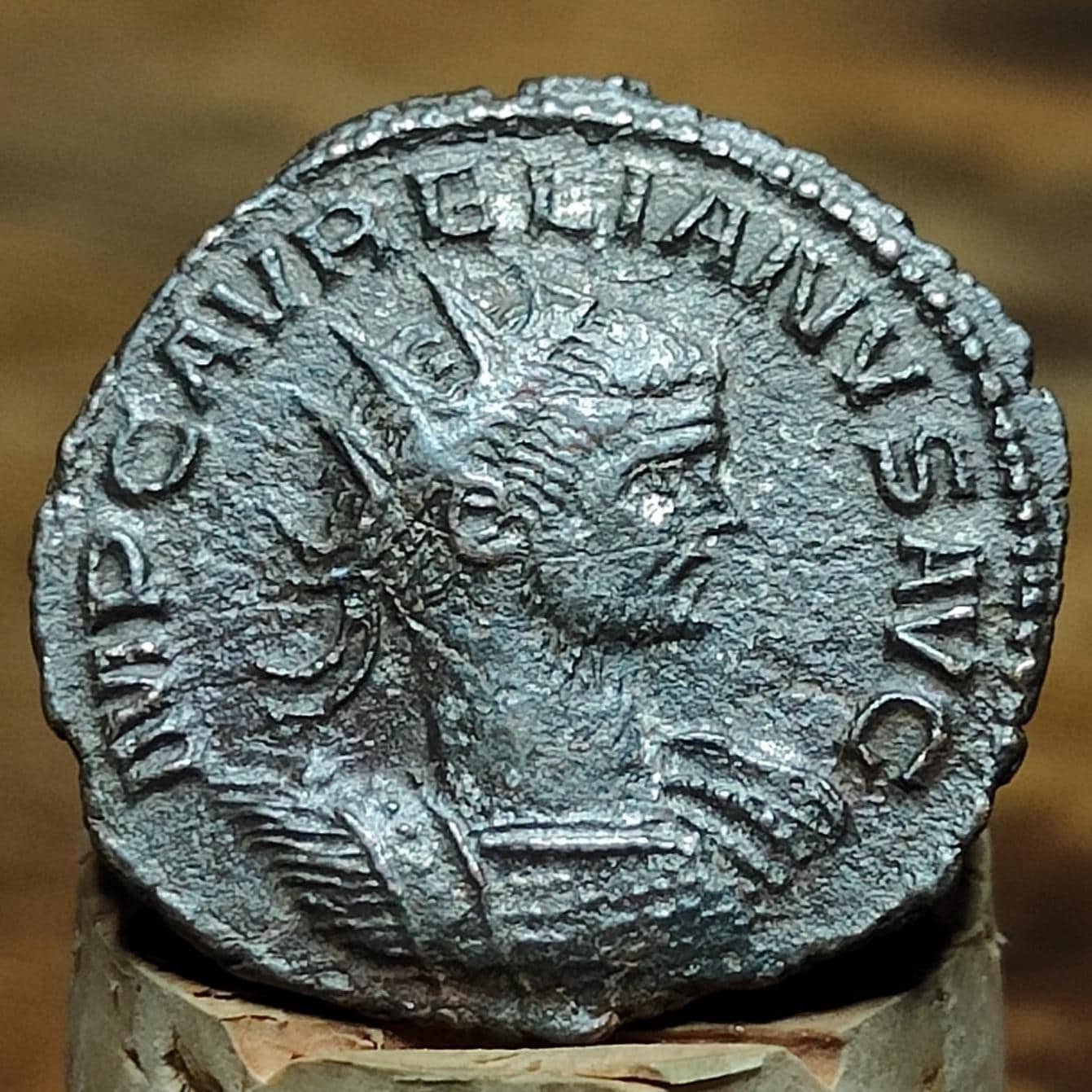 Aurelian Antoninianus with wreath reverse, ancient Roman double denarius coin - VPUKcoins