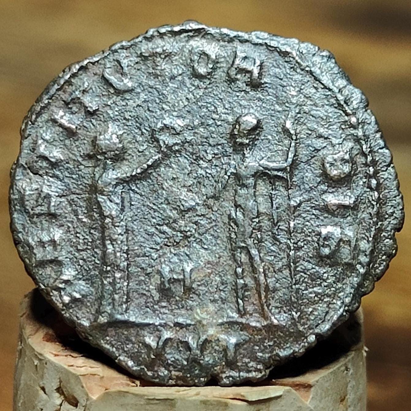 Aurelian Antoninianus with wreath reverse, ancient Roman double denarius coin - VPUKcoins