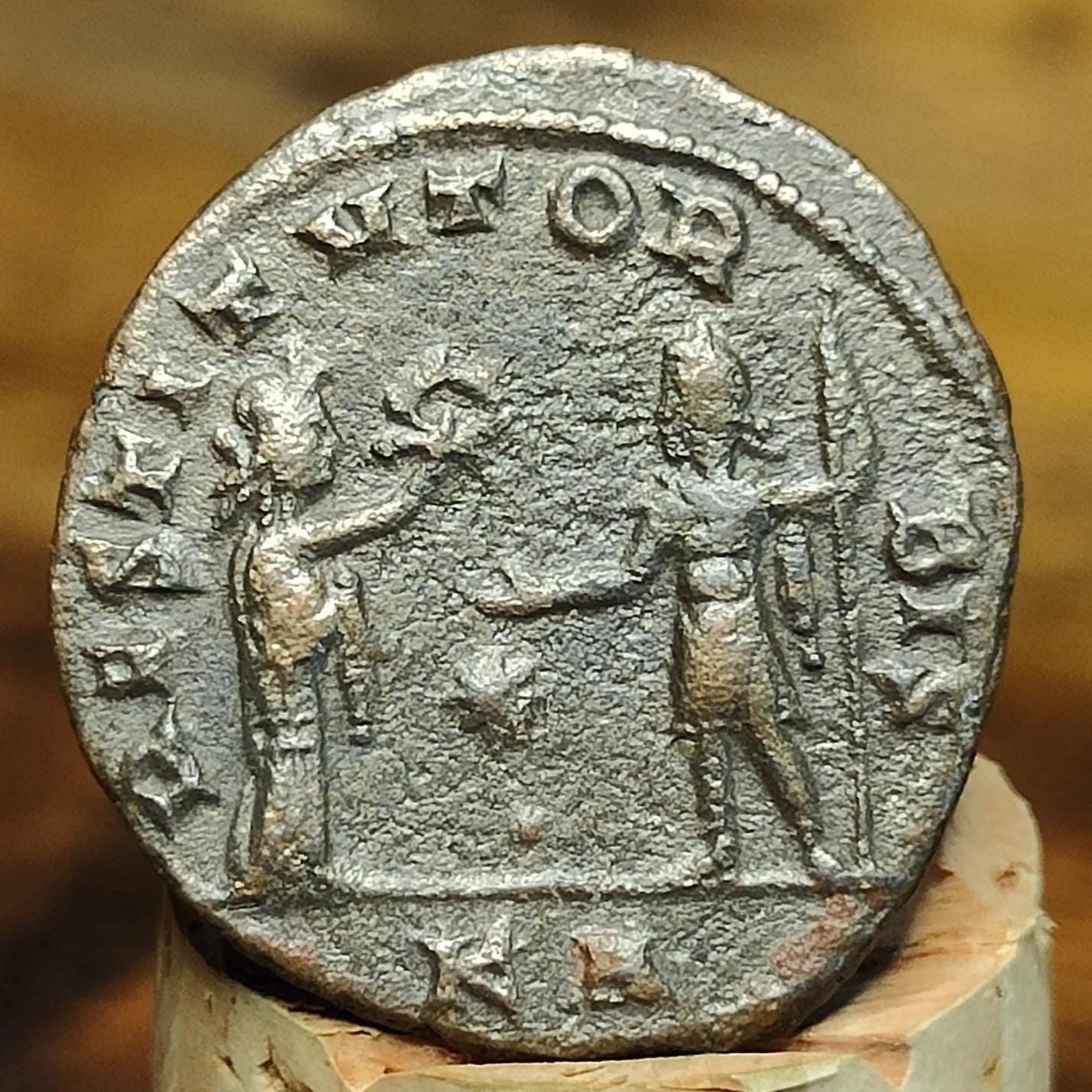 Aurelian Antoninianus with wreath reverse, ancient Roman double denarius coin - VPUKcoins