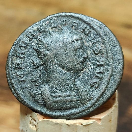 Aurelian Silver Antoninianus, very fine ancient roman double denarius coin with Orien reverse - VPUKcoins