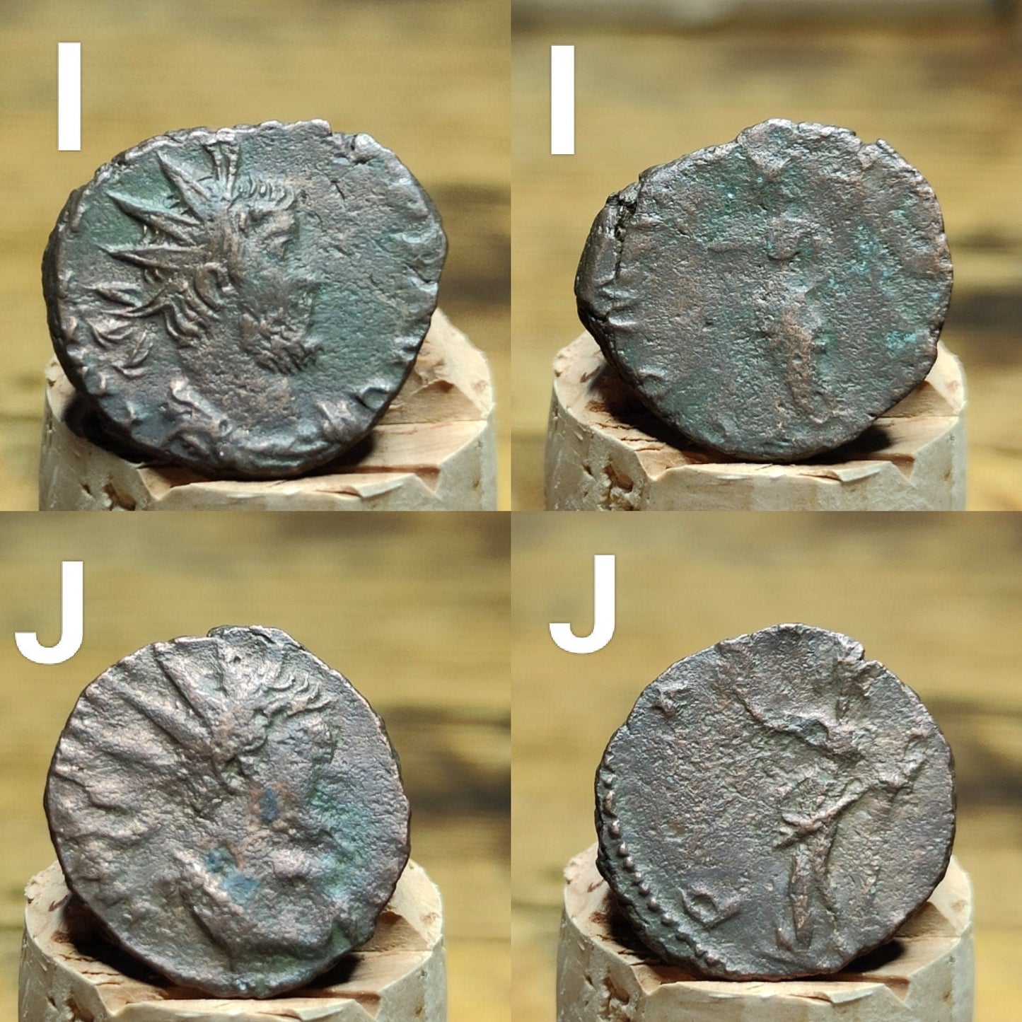 Barbarous Radiate Roman coins AE3, 3rd century ancient Antoninianus - VPUKcoins