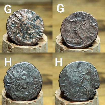 Barbarous Radiate Roman coins AE3, 3rd century ancient Antoninianus - VPUKcoins