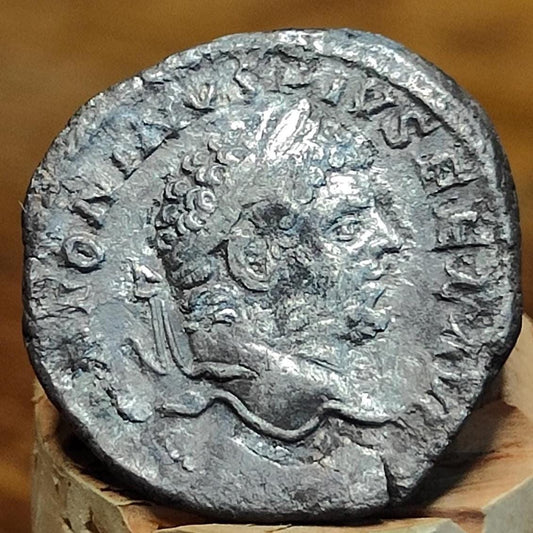 Caracalla Silver Denarius with Fides reverse, Ancient roman coin - VPUKcoins