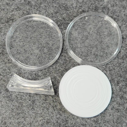Coin Capsule Display case with stand and foam gasket - VPUKcoins