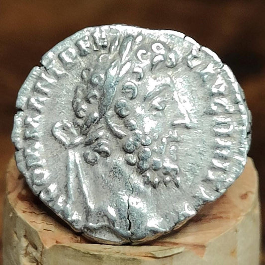 Commodus Silver Denarius with Concordia reverse, 177-192 AD Ancient roman coin - VPUKcoins