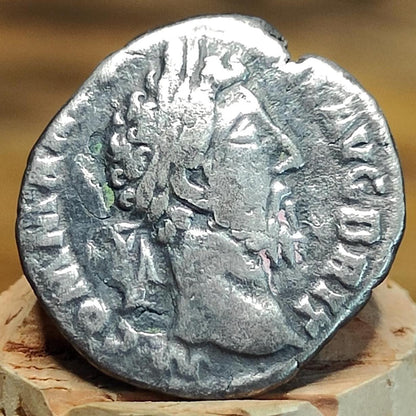Commodus Silver Denarius with Fortuna reverse, Ancient roman coin - VPUKcoins