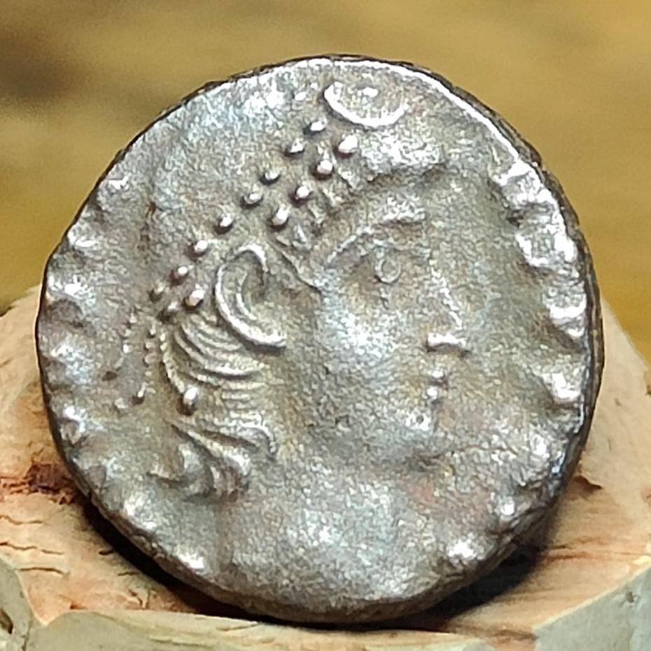 Constans Roman coin with soldiers reverse, 4th century ancient nummus AE4 - VPUKcoins