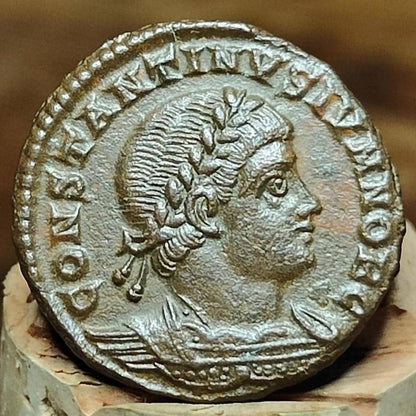 Constantine II Roman coin with Soldiers reverse, AE3, ancient Nummus - VPUKcoins