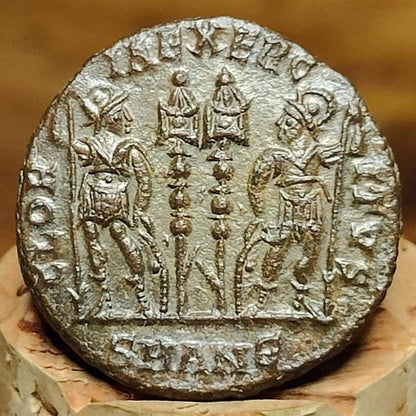 Constantine II Roman coin with Soldiers reverse, AE3, high grade ancient Nummus - VPUKcoins