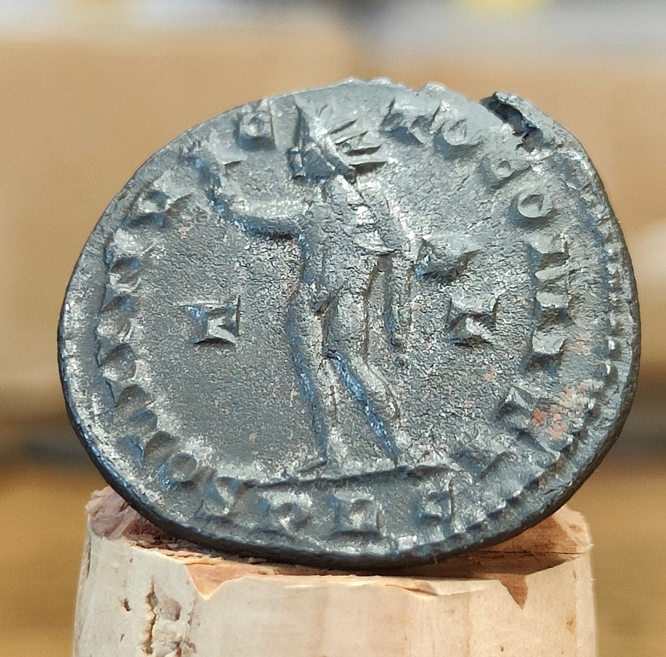 Constantine the great Roman coin with sun god reverse, 4th century ancient nummus AE3 - VPUKcoins