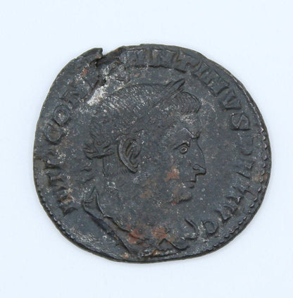 Constantine the great Roman coin with sun god reverse, 4th century ancient nummus AE3 - VPUKcoins