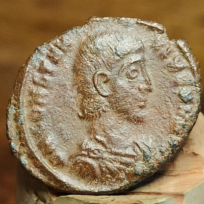 Constantius Gallus Roman coin with fallen horseman reverse, ancient Nummus - VPUKcoins