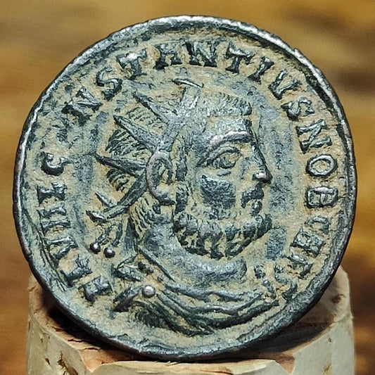 Constantius I Antoninianus with Jupiter reverse, 3rd century ancient Roman coin - VPUKcoins
