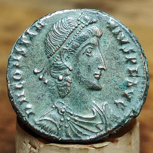 Constantius II Maiorina with fallen horseman reverse, ancient Roman coin - VPUKcoins